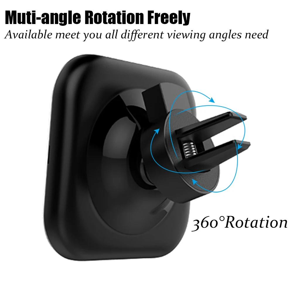 XMXCZKJ автомобильное Qi Беспроводное зарядное устройство магнитный держатель для телефона Подставка для Iphone X 8 samsung крепление на вентиляционное отверстие беспроводной зарядный держатель для телефона