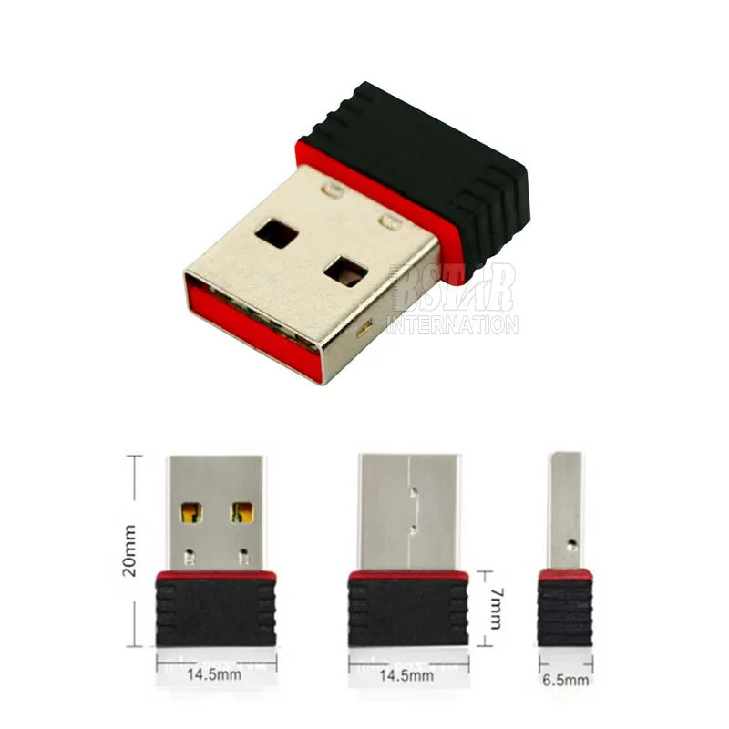 Высокое качество Ralink RT5370 150 Мбит/с 150 м USB 2,0 WiFi беспроводная сетевая карта 802,11 b/g/n 2,4 ГГц LAN адаптер XC1291