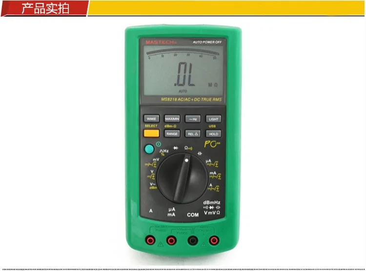 MASTECH MS8218 Высокая точность 50000 рассчитывает True RMS DMM Цифровой мультиметр измеритель