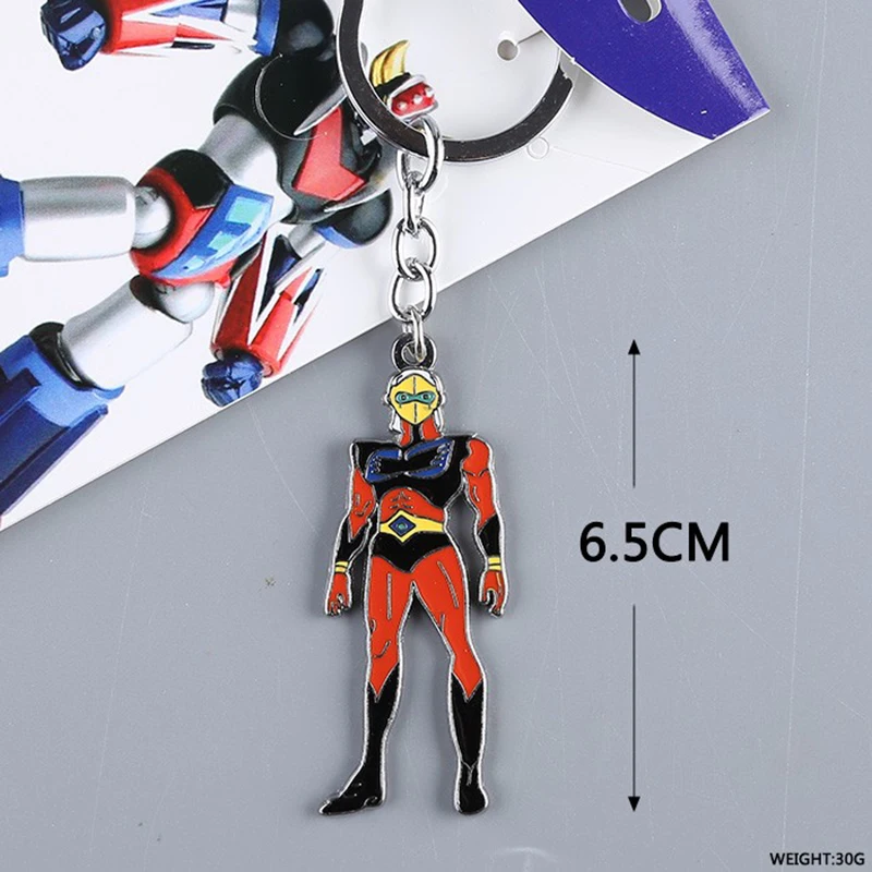 

Mazinger Z Pendant Koji Kabuto 5pcs/set Key Chains Doll Anime Necklace Zinc Alloy Material Toy Brinquedos