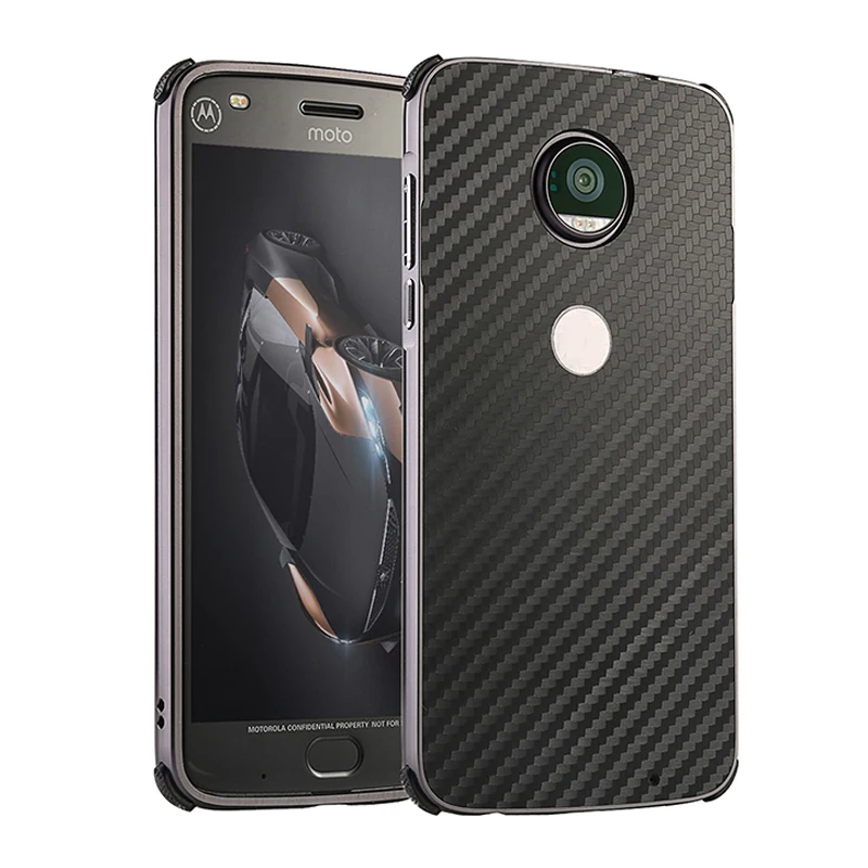 Metal Aluminum Bumper For Coque MOTO Z2 Play Case Cover