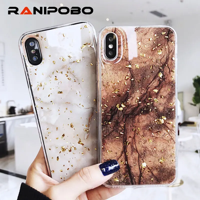 Fashion Gold Foil Bling Marble Phone Cases For iPhone X 6 6S Plus 7 7Plus 8 8Plus Soft TPU Shining Glitter Case Cover Back Fashion Gold Foil Bling Marble Phone Cases For iPhone X 6 6S Plus 7 7Plus 8 8Plus Soft TPU Shining Glitter Case Cover Back