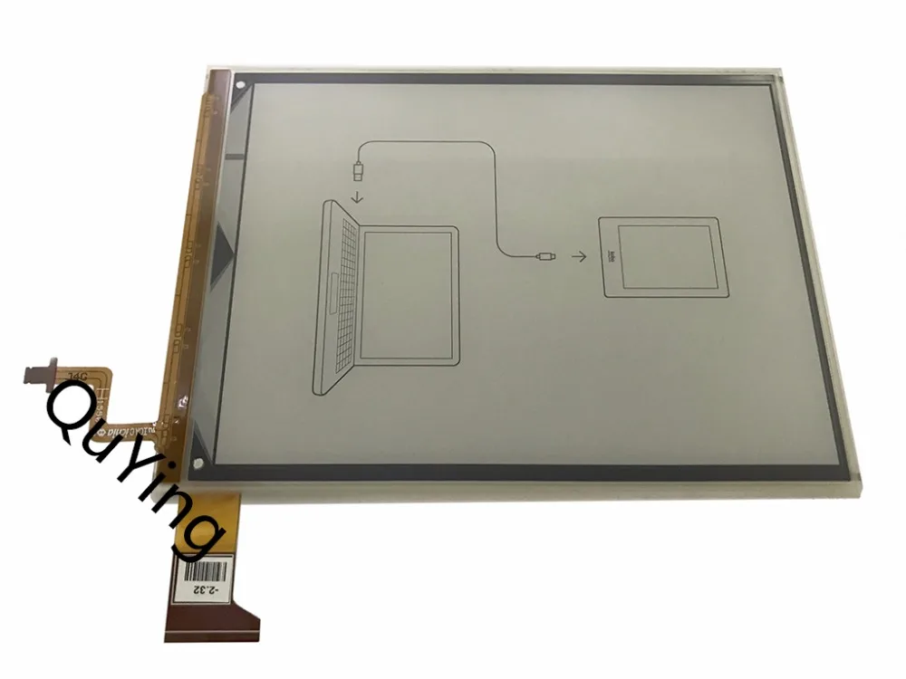 

LCD Screen Display Panel E-Ink ED060KG1 (LF) C1-68 For Kobo Glo HD 2015 BQ Cervantes 3 FNAC Touch Light 2 Tolino Shine 2 eReader