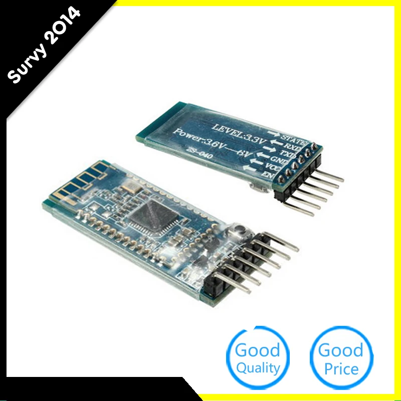 

Android IOS BLE Bluetooth 4.0 HM-10 CC2540 CC2541 6Pin Serial Wireless Module DC 5V Power