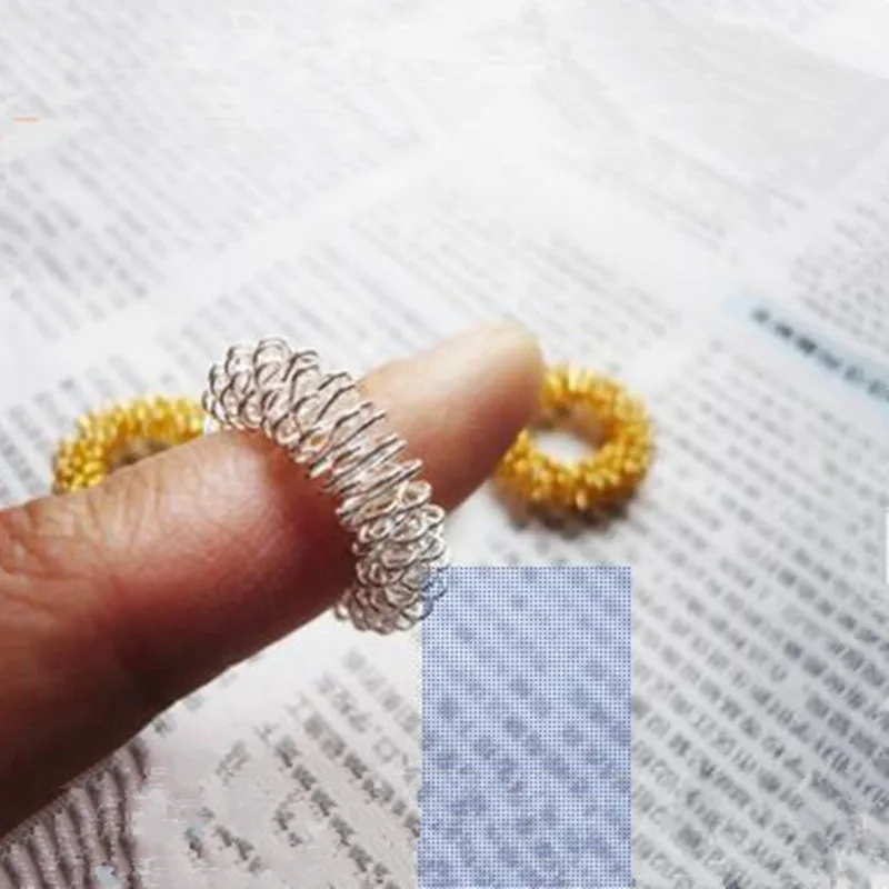 1 PC Finger Massage Ring Acupuncture Rings Health Care Body Massager