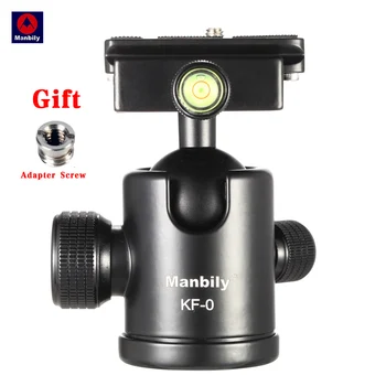 

Manbily KF-0 Camera Tripod Ball Head Aluminum Alloy Ballhead Panoramic Head Sliding Rail Head with 2 Built-in Spirit Levels