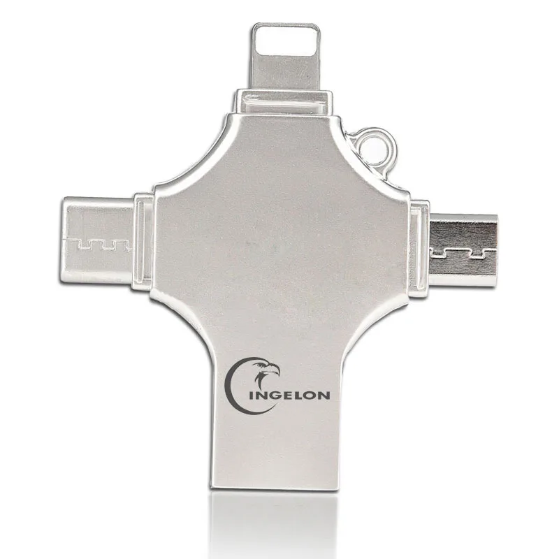 Ingelon-USB-Flash-16gb-32gb-64gb-128gb-Pendrive-Cle-usb-32gb-Memory-Stick-for-lightning-iPhone-Android-Type-C-PC-4in1-U-Disk-(6)