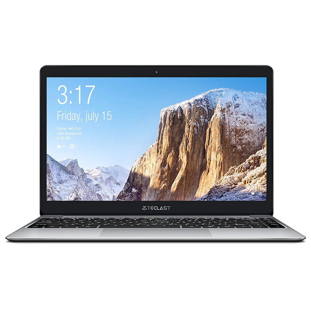 Ноутбук Teclast F7 Plus 14,0 дюймов Windows 10 Intel Gemini Lake N4100 четырехъядерный 1,1 ГГц 8 Гб ОЗУ 256 ГБ SSD HDMI 6500 мАч - Цвет: Platinum