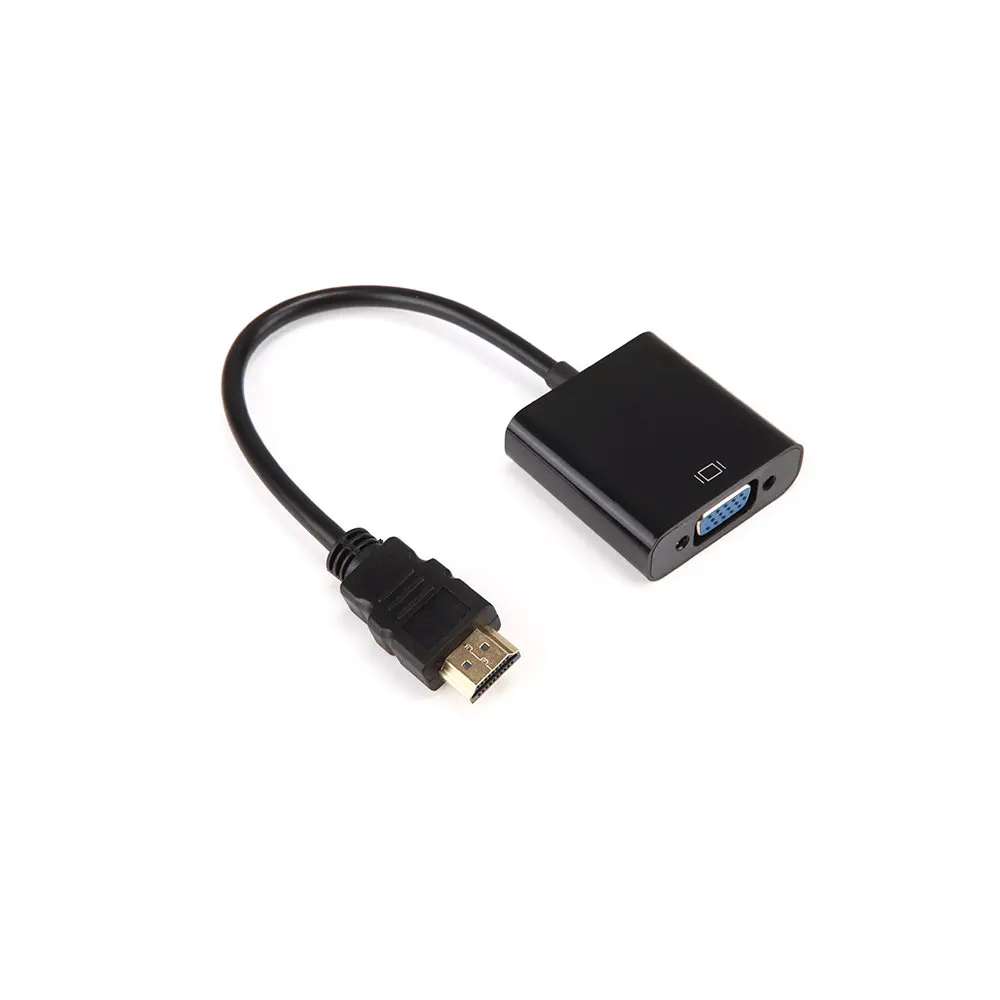 

1080P HDMI Male to VGA Female Video Converter Adapter Cable for HDMI input device PC,DVD,PS3,Xbox360 monitor,projectors EB100623