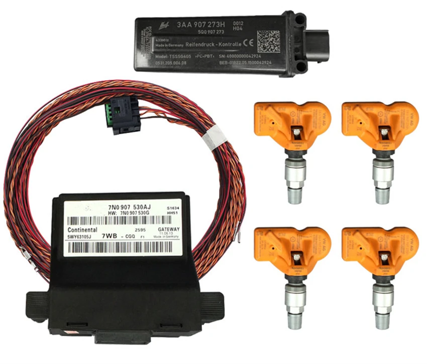 TMPS 2 TPMS Tire Pressure System FOR VW PASSAT B7 CC 3AA907273H 3AA 907