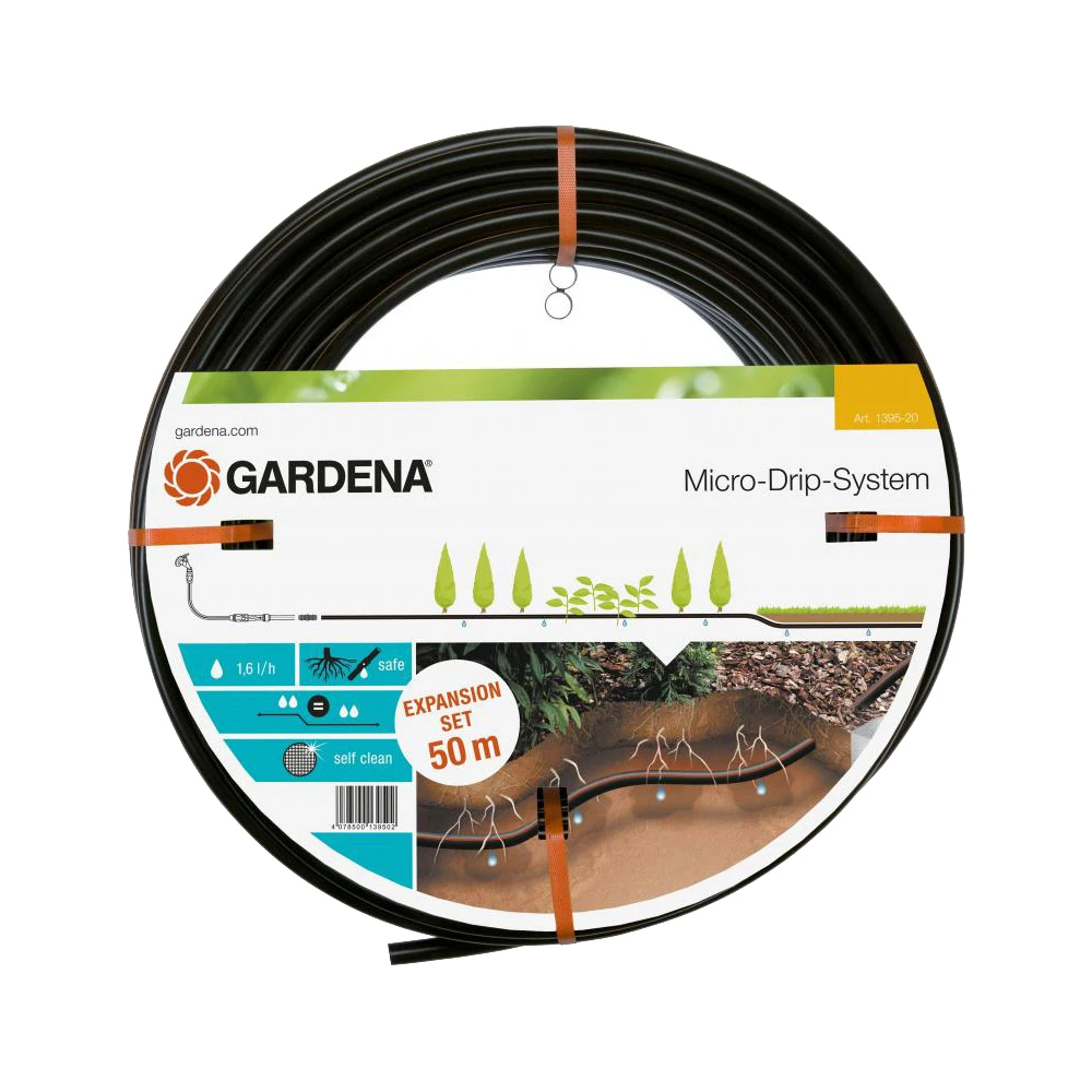 Шланг GARDENA сочащийся для подземной прокладки 50 м | Дом и сад