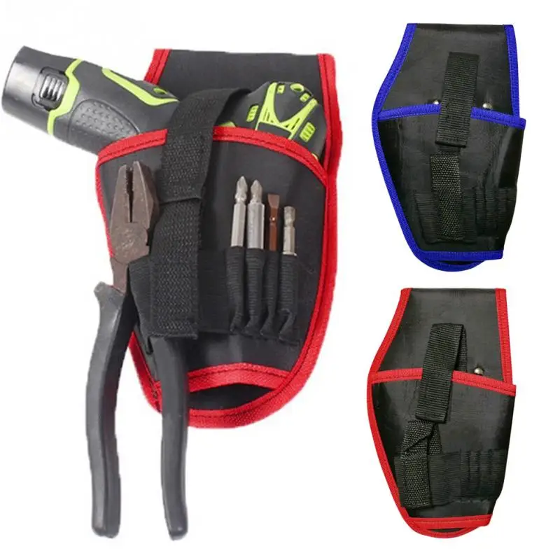 

Portable Cordless Drill Holder Drill Cordless Screwdriver Waist Power Tool Bag 15*26cm