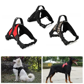 

Adjustable Pet Dog Vest Canvas Harness Soft Breathable No Pull Dog Harness Walk Mesh Pet Harness Dog Collars Large Puppy