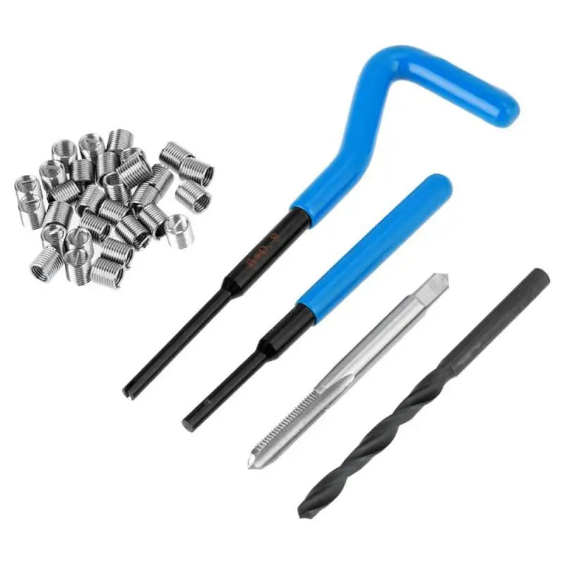 

New M5 Wire Thread Insert Kit Stainless Steel Wire Thread Insert Combination Tool Set Thread Repair Kit Wholesale