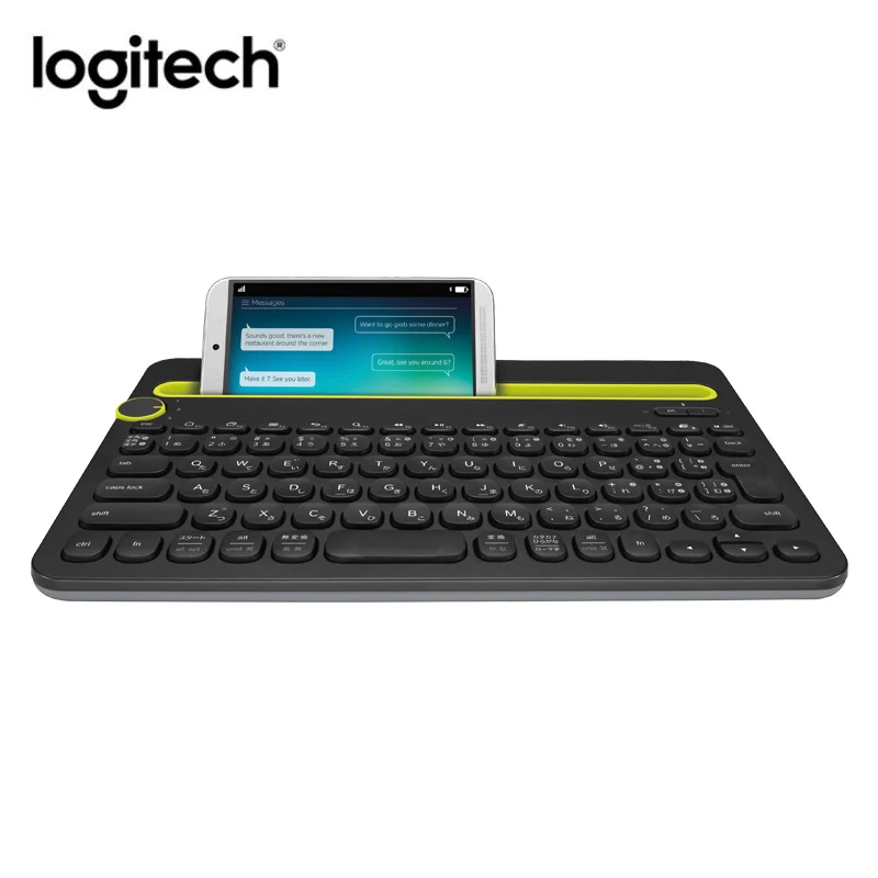 Оригинальная клавиатура logitech K480, Bluetooth, Мобильный планшет Mac, ноутбук, много устройств, тонкая мини Бесшумная клавиатура с ПК, ноутбук