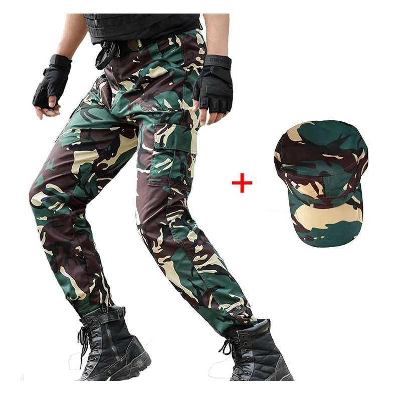 

Military Uniform Camouflage Pants Tactical Combat Multicam Pant Men CS Hunting Clothing Uniforme Militar US Army Bottoms Mens