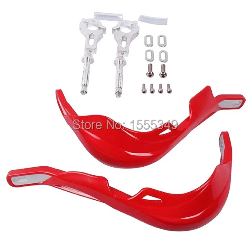 Красный 7/" Мотоцикл рукавицы Рука гвардии для KTM SX EXC XC XCF SXF 65 85 105 250 350 450 525 YAMAHA YZ WR TT PW 450F 250F R230