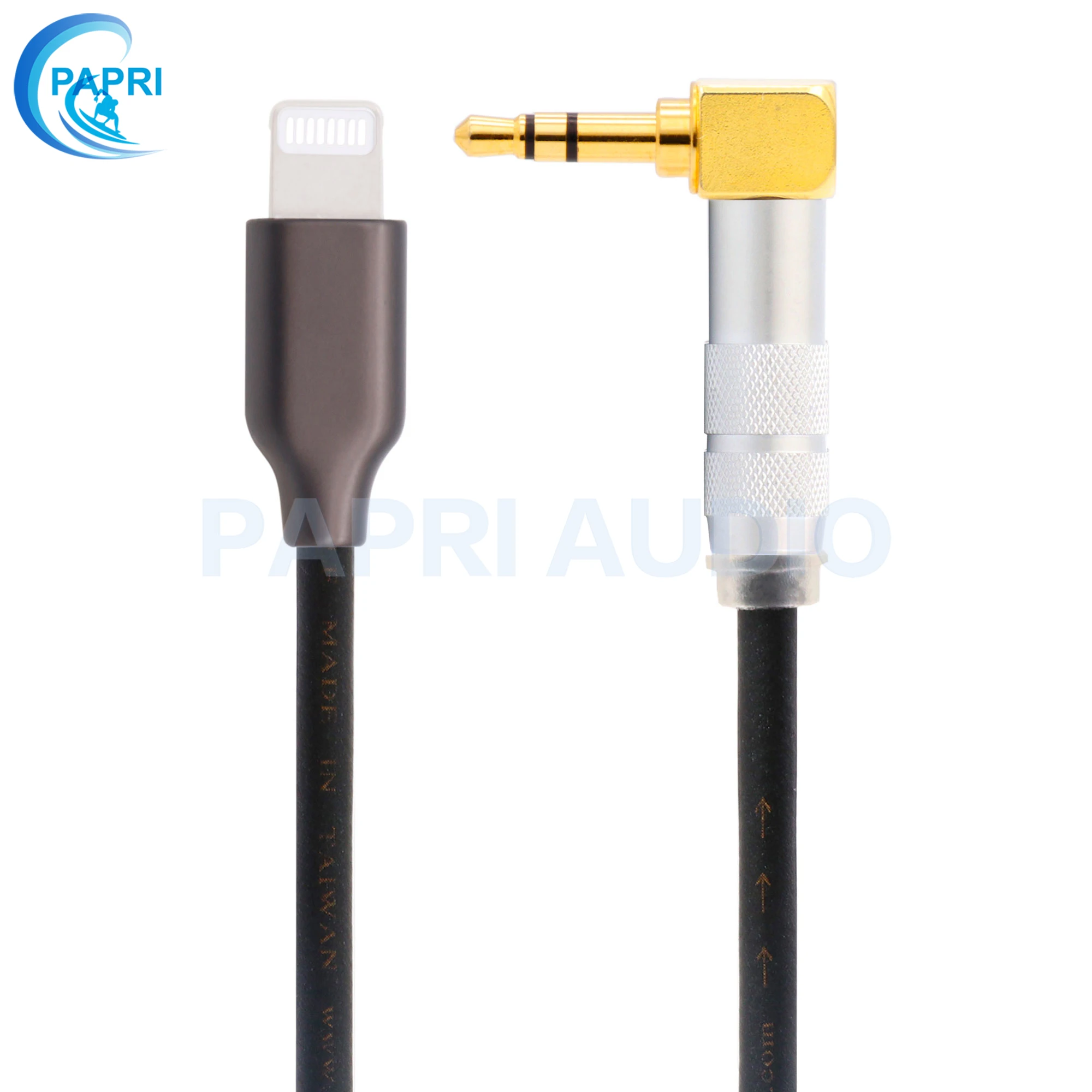 PAPRI 6N OCC Lighting To 3 5mm Jack Audio Extension Cable Aux Cord for IPhone XS Max X 10 8 Plus Car Speaker Headphone Connector