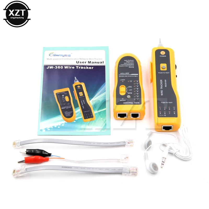 Тестер сетевого кабеля Ethernet LAN 1 шт. детектор RJ11 RJ45 Cat5 Cat6 телефонной линии трекер