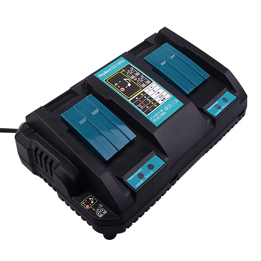 Зарядное устройство с двумя USB портами 14 4 В 18 в 7 2 DC18RA DC18RC DC18RD BL1830 BL1430|Зарядные