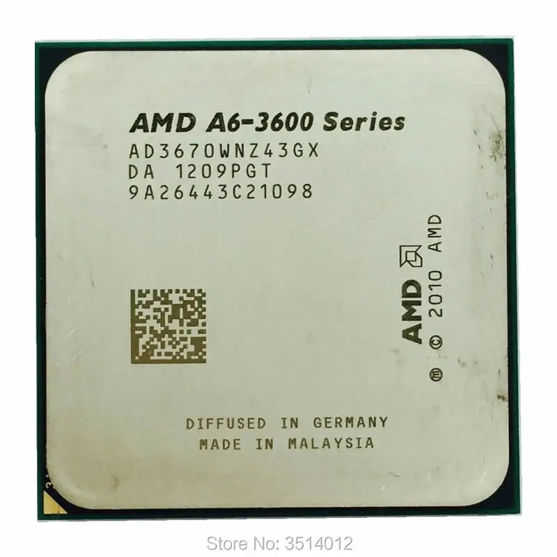 Четырехъядерный процессор AMD A6-Series A6-3670K A6 3670 k 2 7 ГГц разъем FM1 | Компьютеры и офис