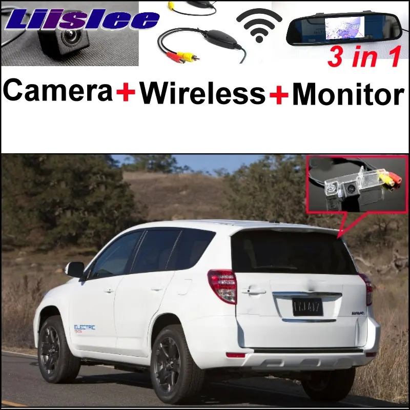 

Liislee Special Rear View Camera + Wireless Receiver + Mirror Monitor Parking System For TOYOTA Vanguard RAV4 RAV-4 RAV 4 XA30
