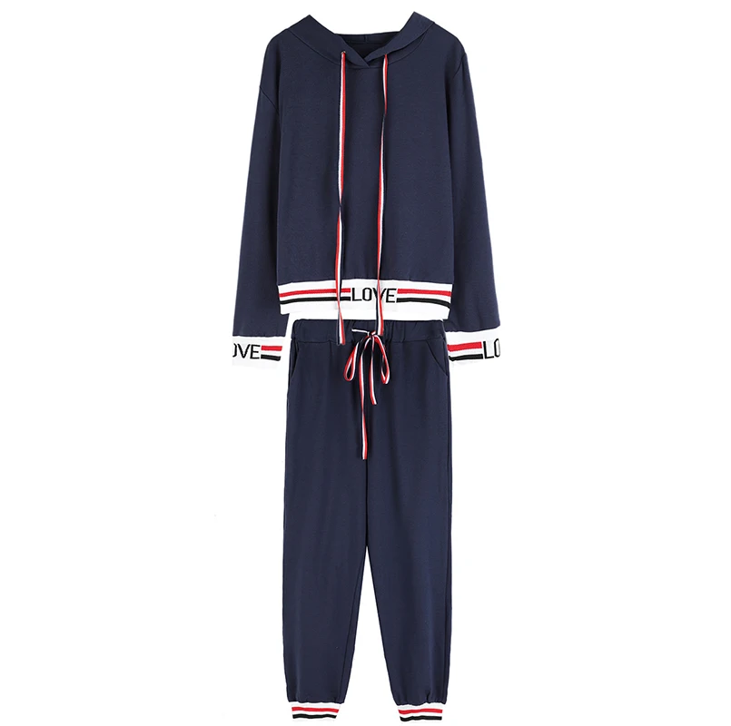 

Autumn Tracksuit Sporting 2 Piece Sets Clothes Streetwear Hoodies