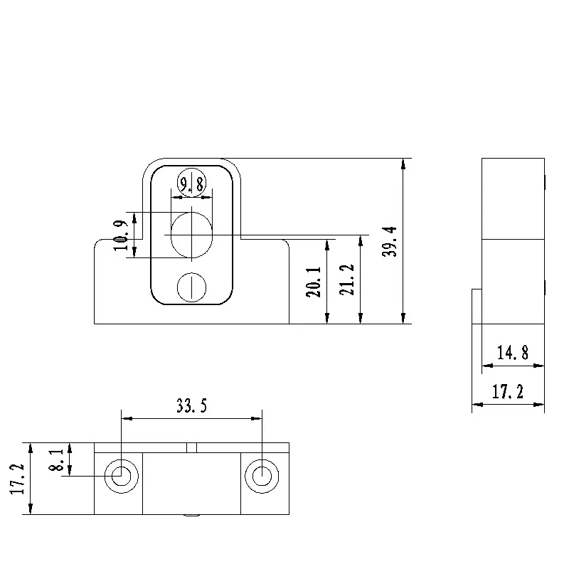 2 шт. CR-10 аксессуары для 3D принтера Z ось свинцовый винт держатель для Creality части 3D принтера Z резьбовой стержень держатель