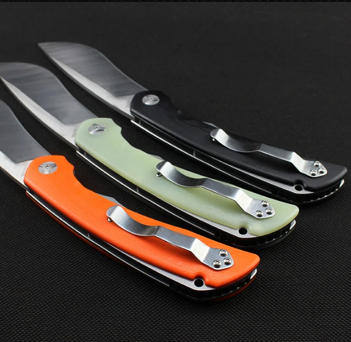 The latest folding knife vg-10 Blade G10 handle outdoor camping hunting Tactical survival pocket fruit Knives EDC hand tool The latest folding knife vg-10 Blade G10 handle outdoor camping hunting Tactical survival pocket fruit Knives EDC hand tool