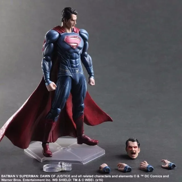 

Superman Action Figure Clark Kent Model Toy PLAY ARTS Dawn of Justice PVC Action Figure Batman v Superman Playarts Kai Playarts