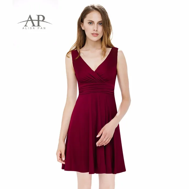 Casual Burgundy Dresses