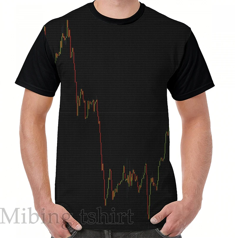 

Funny print men t shirt women Tops tee Candlestick chart forex Graphic T-Shirt O-neck Short Sleeve Casual tshirts