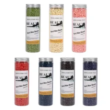 400 г восковые бобы для депиляции гранул Лаванда Эпилятор Воск для зоны бикини рука удаление волос на ногах безболезненный депилятор твердый воск бобы Лаванда