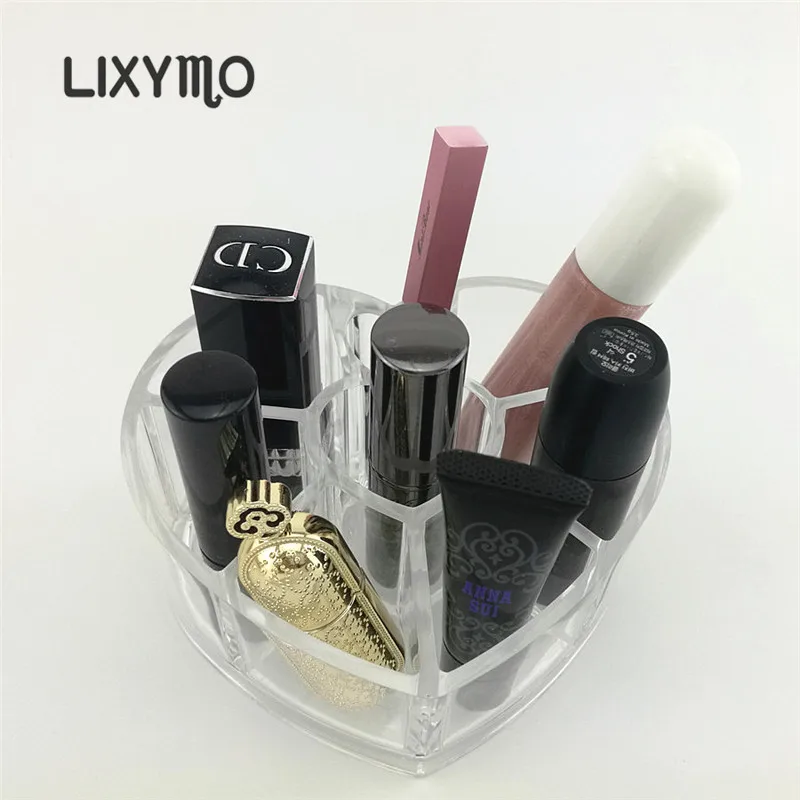 LIXYMO Heart shape Cosmetic Makeup lipsticks brush nail polish