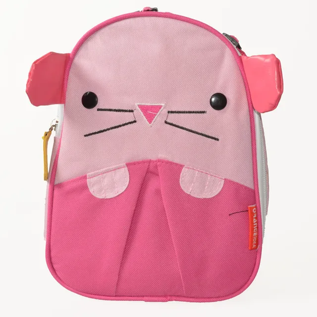 Cute Pink Mouse Thermal Lunch Box For Kids With Thermos Football Cute Pink Mouse Thermal Lunch Box For Kids With Thermos Football Boys Bento Insulated Bag