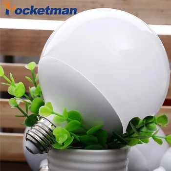 

E27 LED Bulb Light 7W 9W 12W 15W Global led Lamp 220V 24LEDs Warm white/White Light for Chandelier Pendant Lamp freeshipping