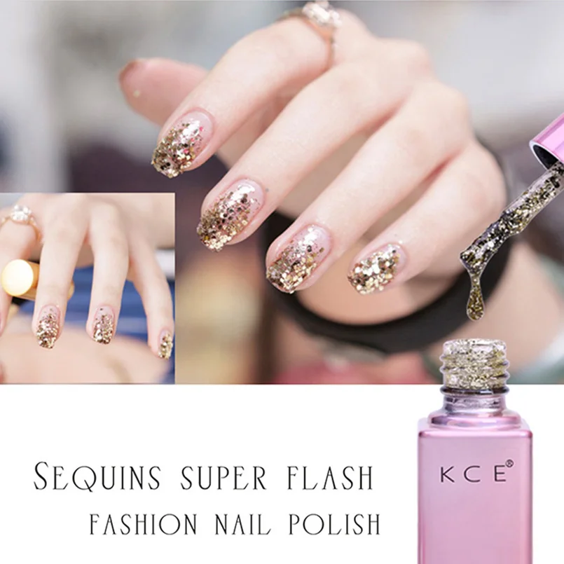 

15 Colors Soak Off UV LED Lamp Primer Nail Gel Polish Glitter Sequin Long-lasting Gel Manicure Pro Nail Arts Gel Varnishes Tool