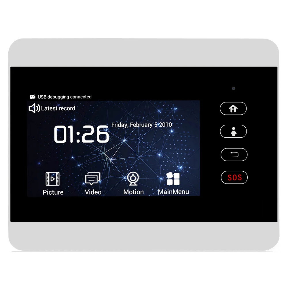 Дверной глазок iHome5 Фотокамера фотокамера Wi Fi с управлением обнаружением
