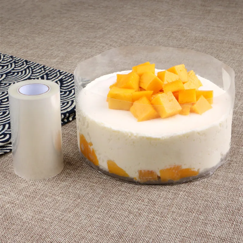 

Jeebel 200M Cake Collar Transparent Surrounding Edge Chocolate Mousse Baking Cake Decorating Tools Clear Acetate Roll