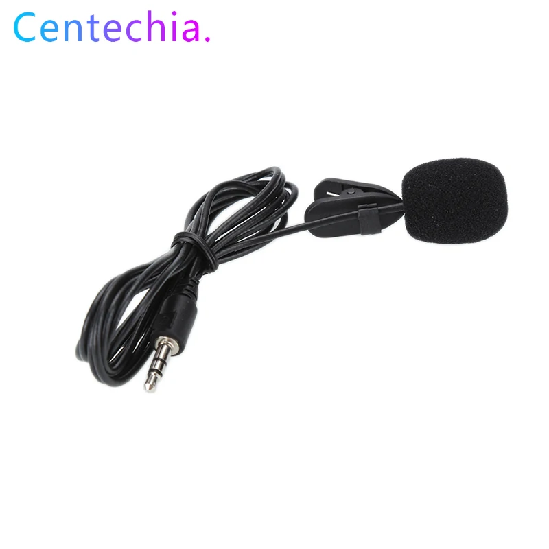

1.5M Universal Mini 3.5mm Jack Portable Microphone Condenser Clip-on Lapel Lavalier Mic Wired Microphone for Phone Studio Laptop