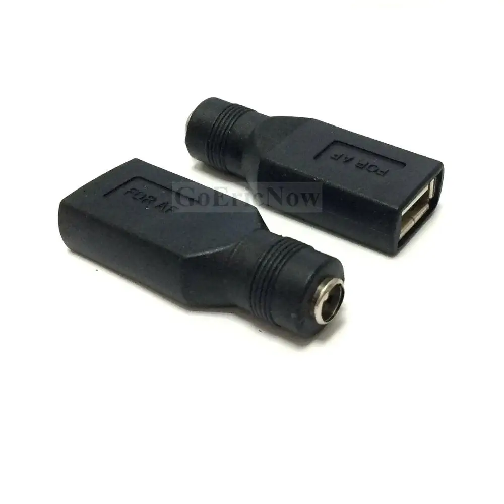 10 шт. 5,5*2,1 мм 5,5x2,1 мм гнездовой разъем к USB 2,0 гнездовой разъем 5 В DC разъем питания адаптер