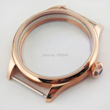 Parnis 44 мм PVD золотой стерильный чехол из нержавеющей стали подходит для eta 6497 6498 st3600 st3620 механические часы с ручным заводом