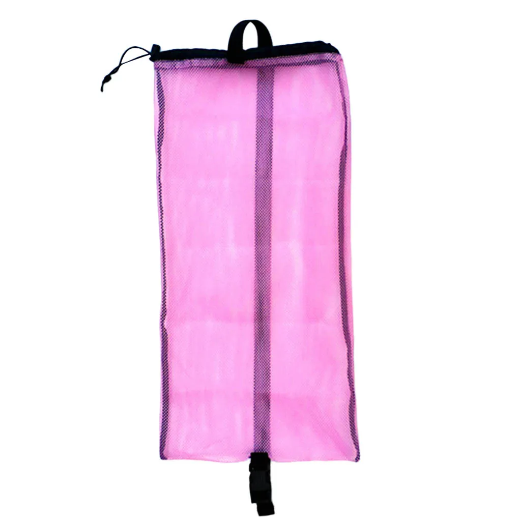 Perfeclan 2pcs/Set Diving Snorkel Mask Surface Marker Mesh Bag Fin Carrier Bags for Water Sports SCUBA Snorkeling Tube Goggles