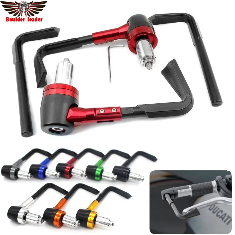 

Motorcycle 7/8" 22mm Handlebar Brake Clutch Levers Protector Guard For KAWASAKI NINJA 250R/300 ZZR 400 versys 650/1000 KX45