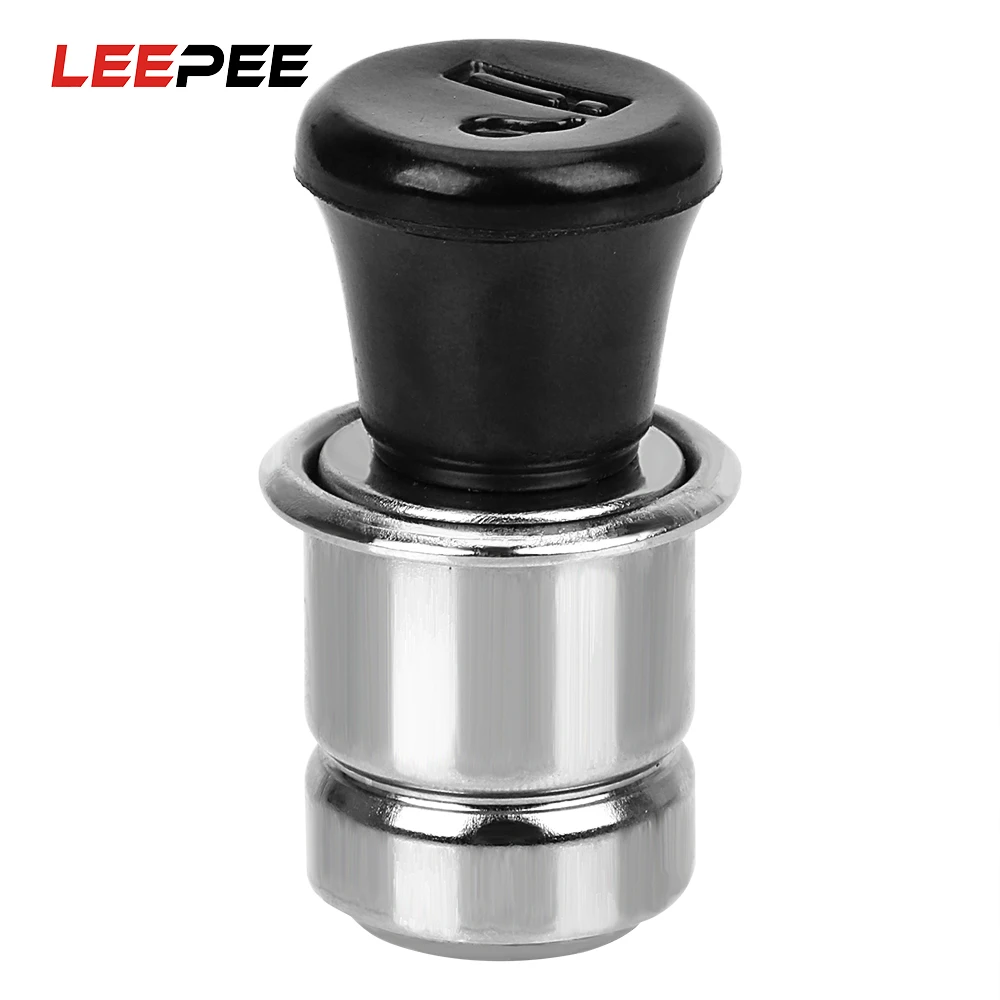 

LEEPEE 20mm Auto Cigarette Lighter Auto Car Power Plug Socket Output 12V Interior Part Ignition