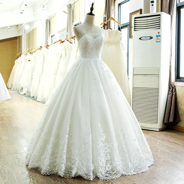 SL-220 High Quality A-Line 2017 Vintage Wedding Dress China 3