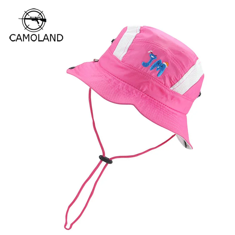 Outdoors Quick drying Summer Breathable Sun Protection Kids Bucket Hat