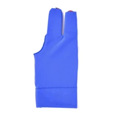 Бильярдная кия перчатка для левой руки три пальца перчатки для снукера спандекс эластичные