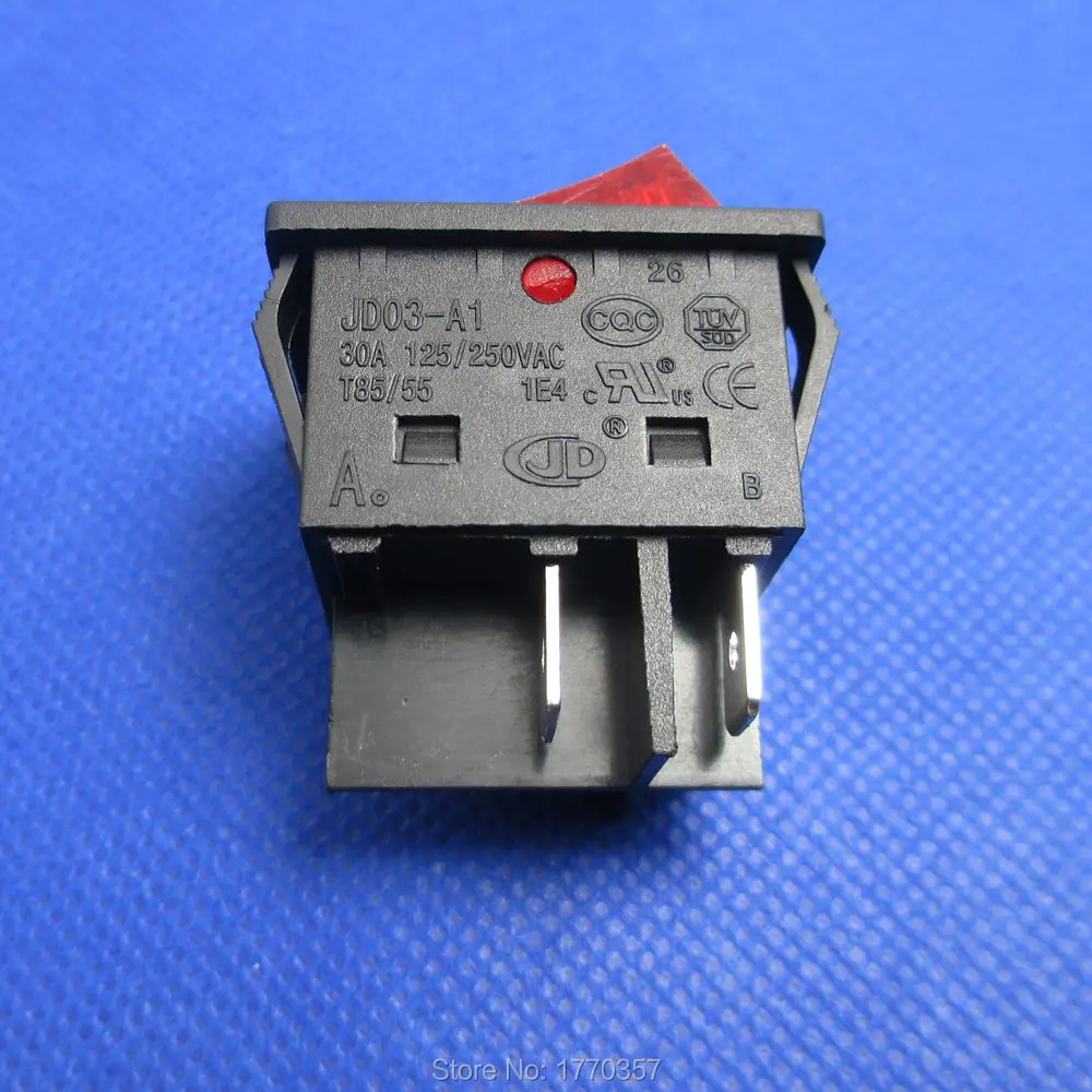 1 шт. водонепроницаемый рокерный переключатель 4 pin 30A 250V высокая мощность большой