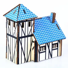 DIY Model toys 3D Wooden Puzzle-Western farmhouse Wooden Kits Educational Puzzle Game Assembling Toys Gift for Kids Adult P7 цена DIY Model toys 3D Wooden Puzzle-Western farmhouse Wooden Kits Educational Puzzle Game Assembling Toys Gift for Kids Adult P7 цены онлайн